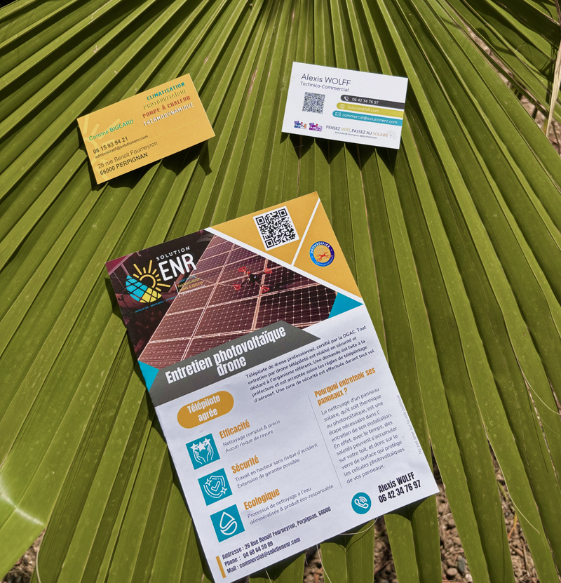 Création cartes de visite Perpignan Rivesaltes